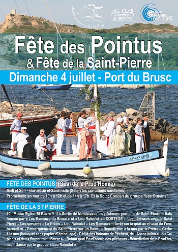 Fête des Pointus du Brusc le 4 juillet