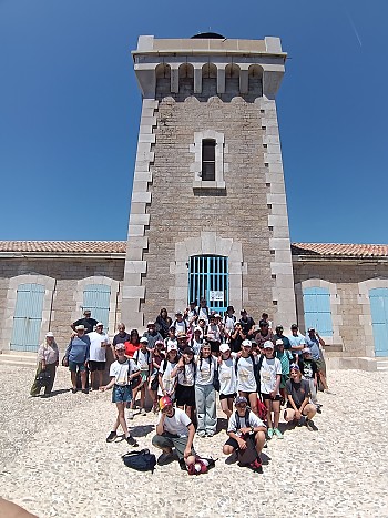 Les classes patrimoine de Six-Fours sur l'île du Rouveau