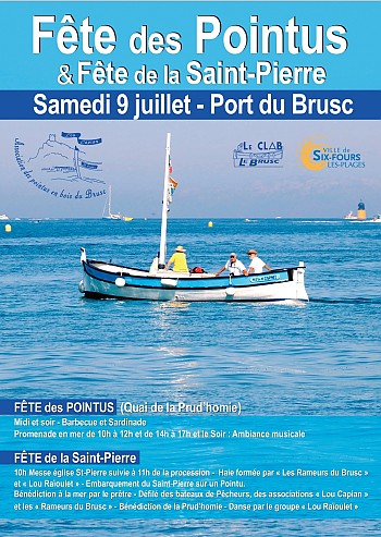 Fête des Pointus et de la Saint-Pierre au Brusc