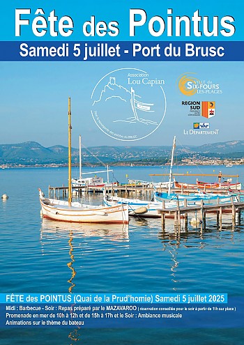 Affiche de la fête des pointus du Brusc