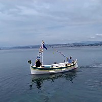 La Largade, pointu de 1946 amaré au Brusc