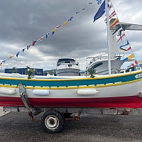 La Largade, pointu de 1946 amaré au Brusc