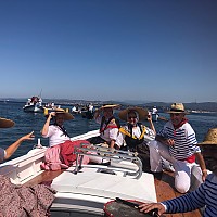 Lou Rayolet en pointu à la fête de la Saint-Pierre