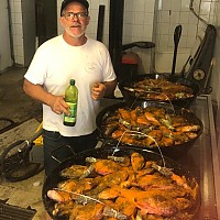 Bouillabaisse sur le port du Brusc