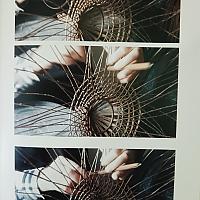 Fabrication traditionnelle d'un girelier en myrte ( nasse à poissons)