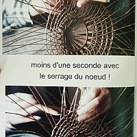 Fabrication traditionnelle d'un girelier en myrte ( nasse à poissons)