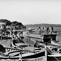 Le bac du Gaou en 1948