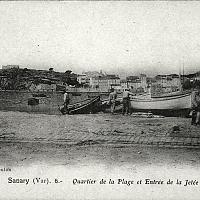 Photo ancienne de Pointus à Sanary-sur-mer